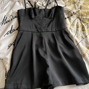 TOPSHOP Black Romper Size 2